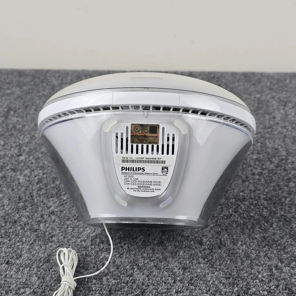 Philips Smart Sleep Wake Up Light Sunrise Sunset Simulation Alarm HF3520 Works